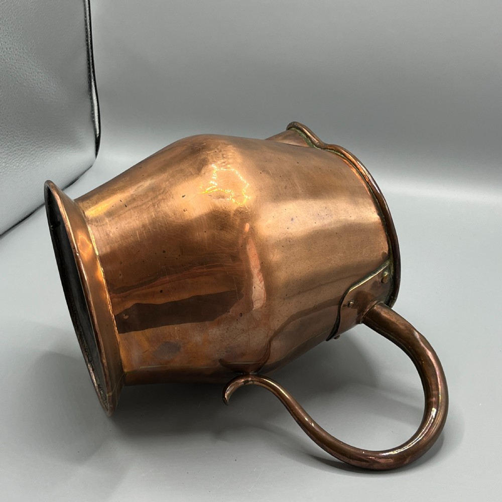 Large Georgian Copper Jug - 8 Pint / 1 Gallon View XXII
