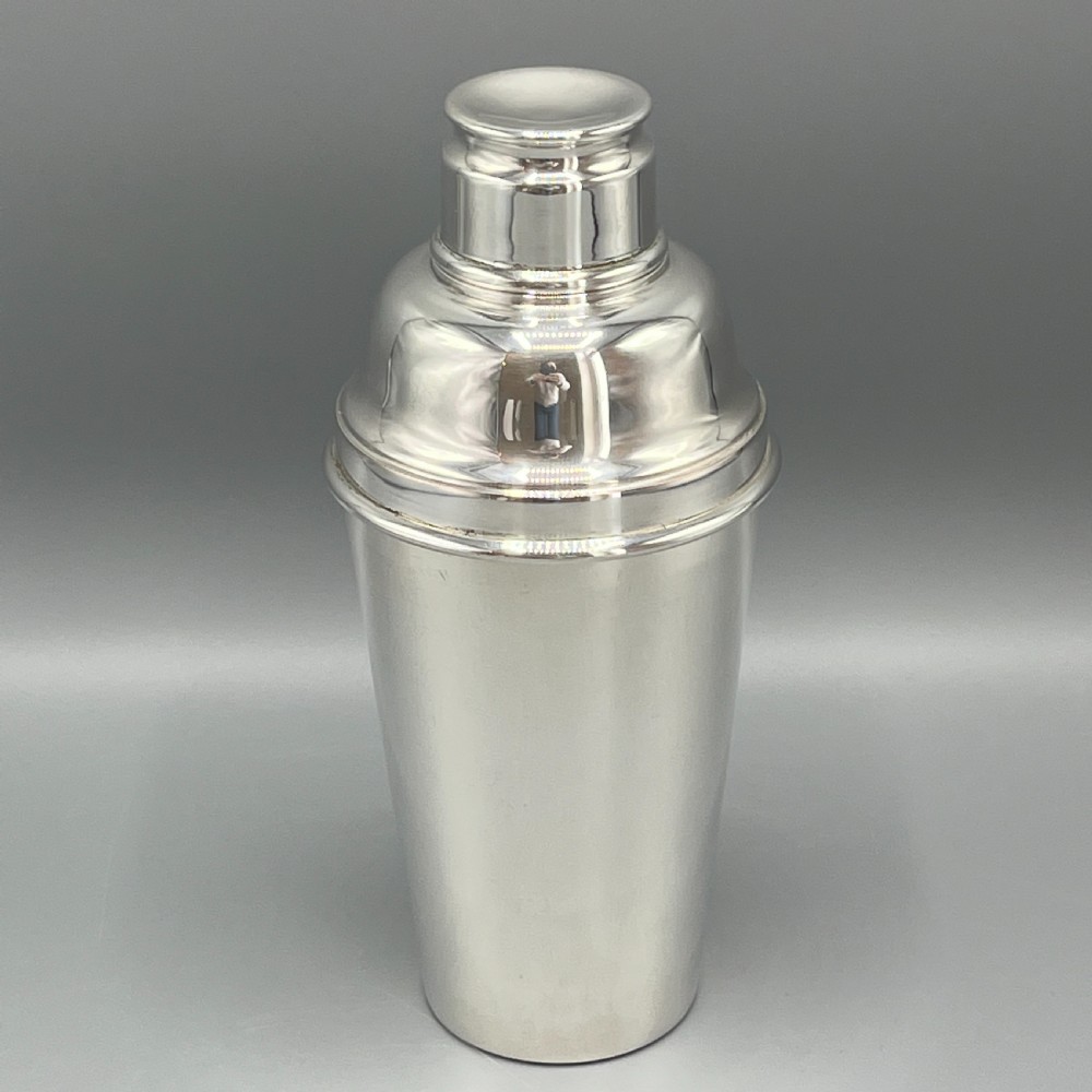 Art Deco English Silver Plated Cocktail Shaker View III