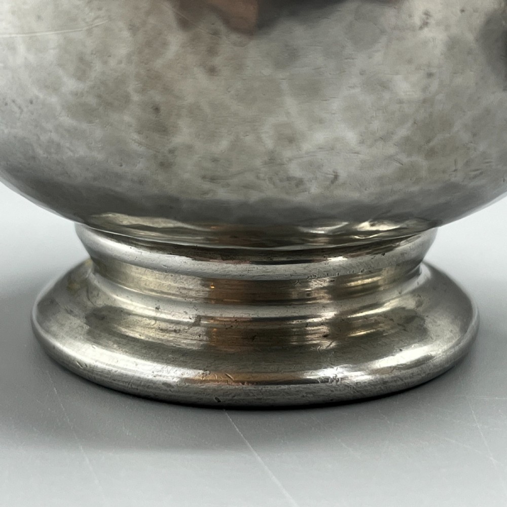 Liberty & Co Tudric Pewter Sugar Bowl & Cream Jug Tea Set View XIII