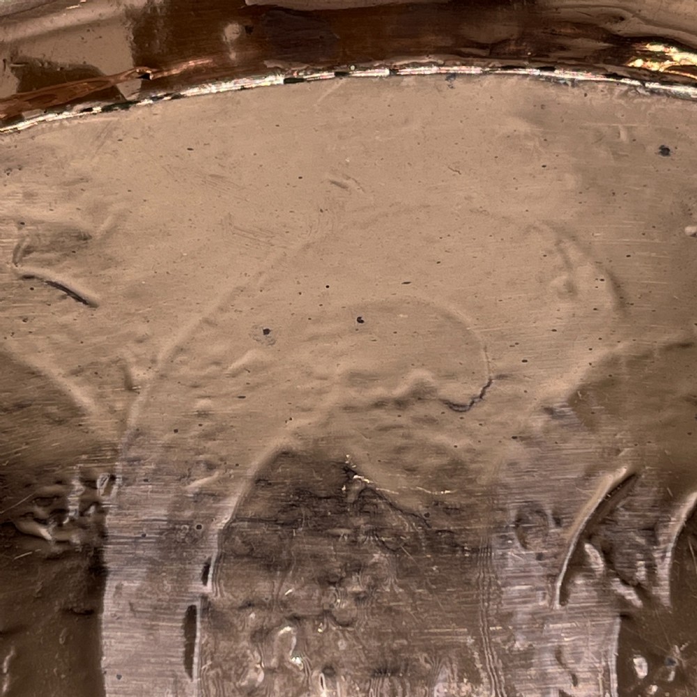 Art Nouveau Embossed Copper Tray View XIV