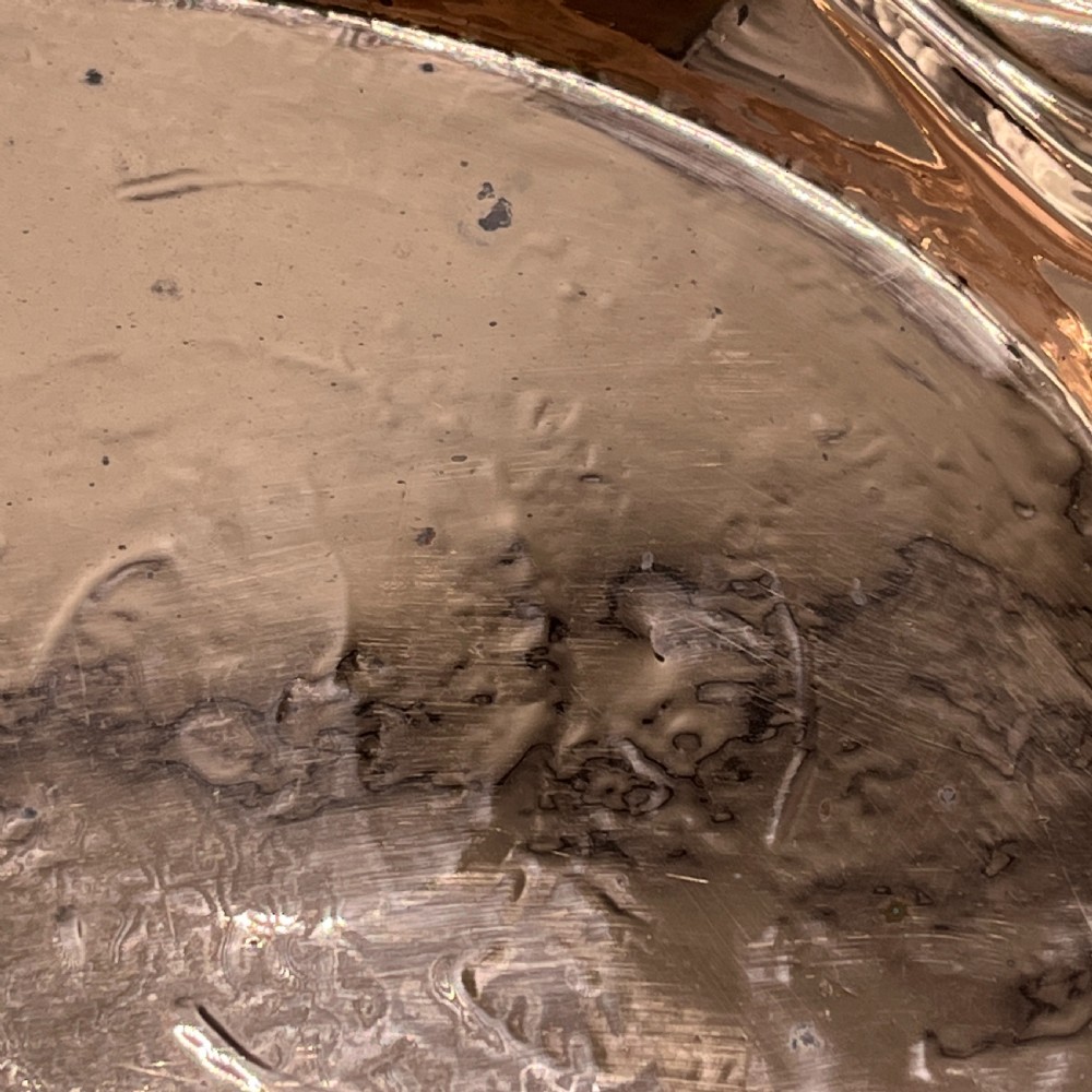 Art Nouveau Embossed Copper Tray View XV