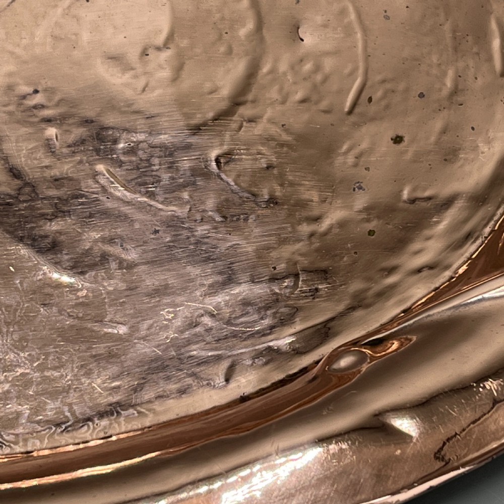 Art Nouveau Embossed Copper Tray View XVII