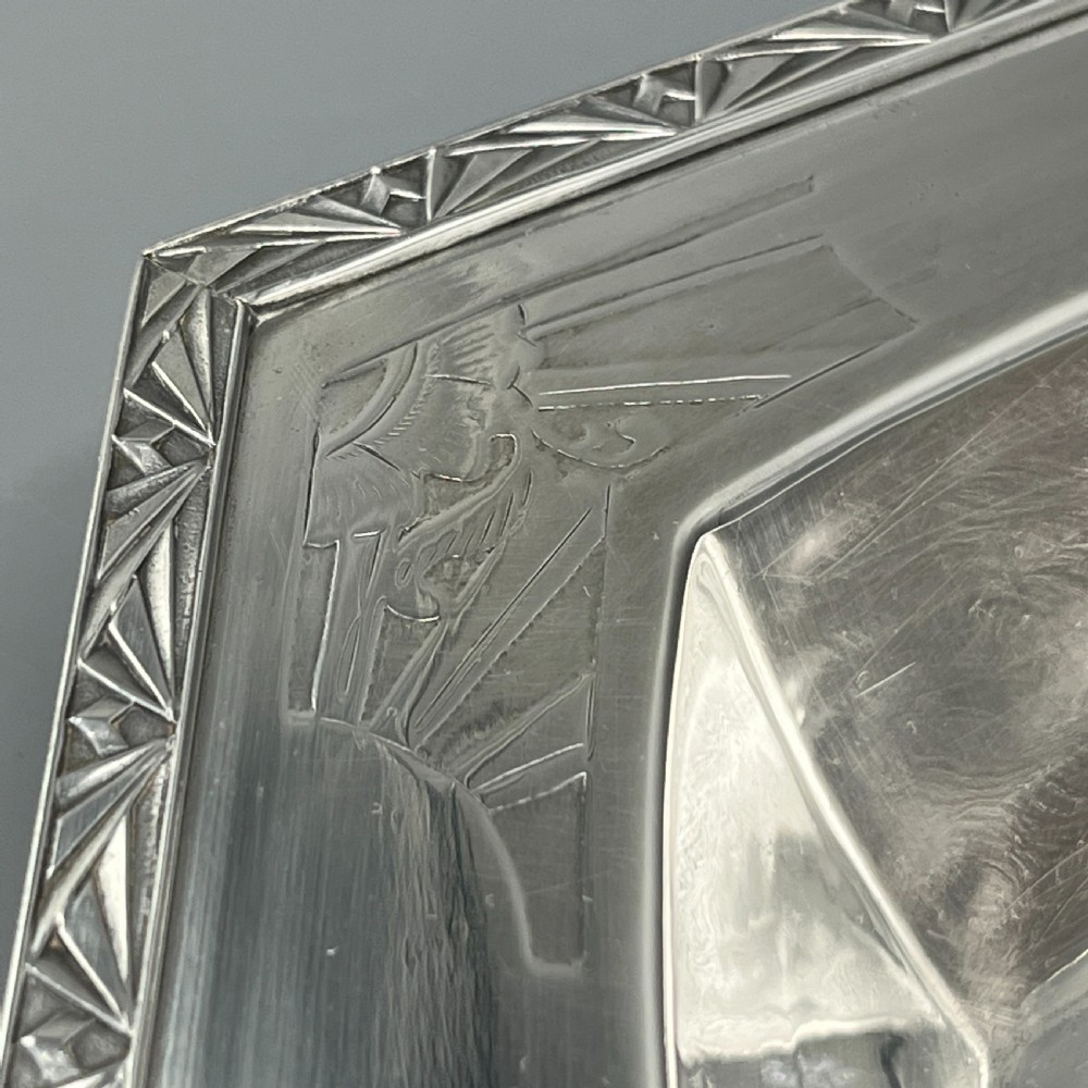 French Art Deco Silver Plated Bread Basket / Fruit Bowl / Serving Dish c.1930 View VI