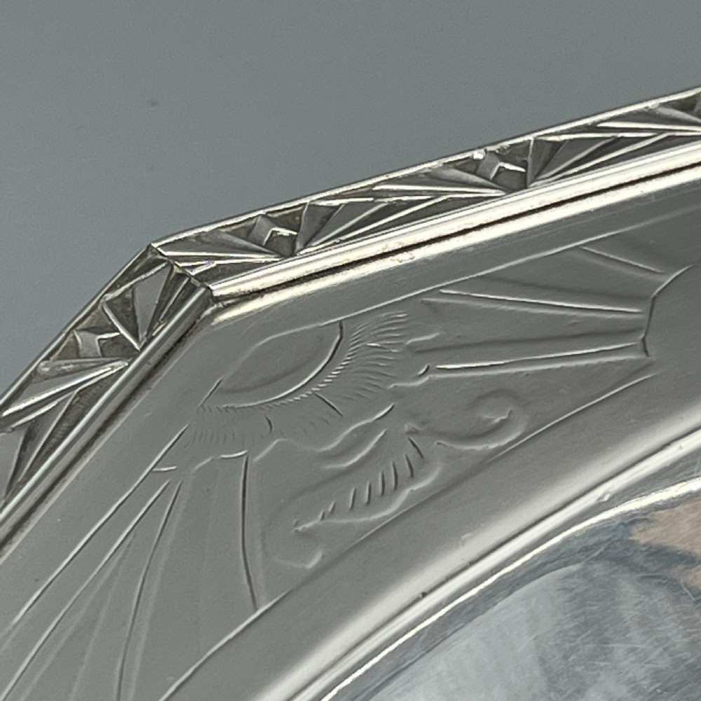 French Art Deco Silver Plated Bread Basket / Fruit Bowl / Serving Dish c.1930 View VIII