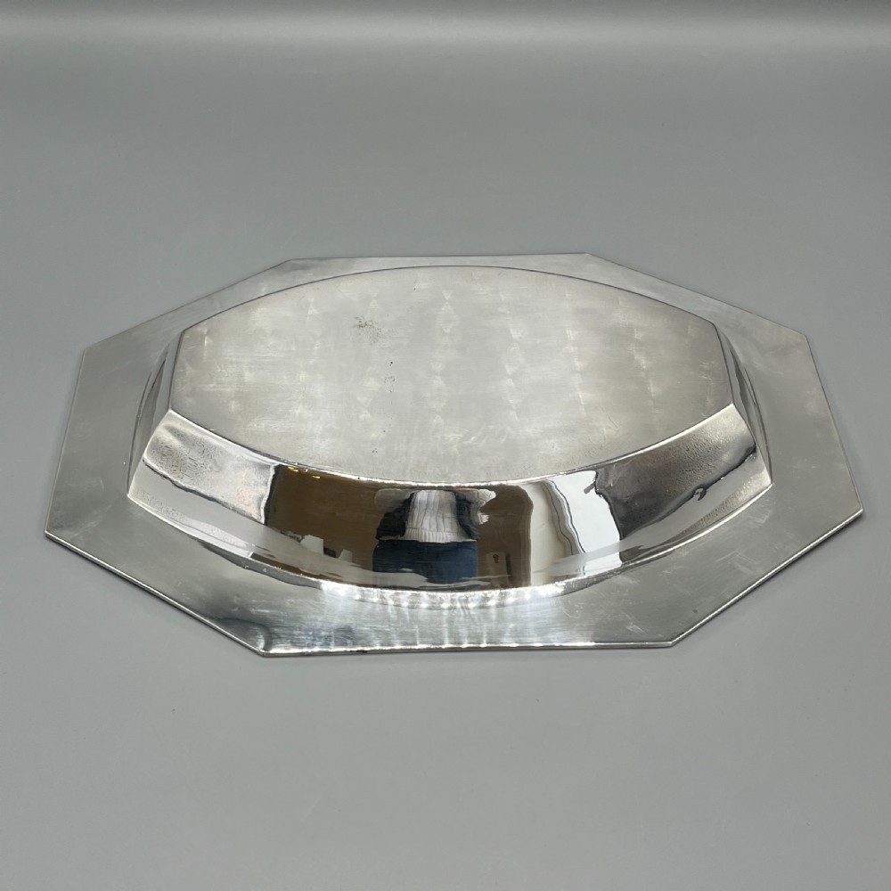 French Art Deco Silver Plated Bread Basket / Fruit Bowl / Serving Dish c.1930 View XV