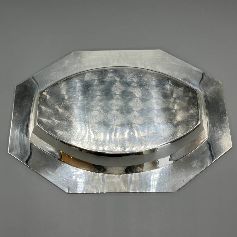 French Art Deco Silver Plated Bread Basket / Fruit Bowl / Serving Dish c.1930 View XVIII