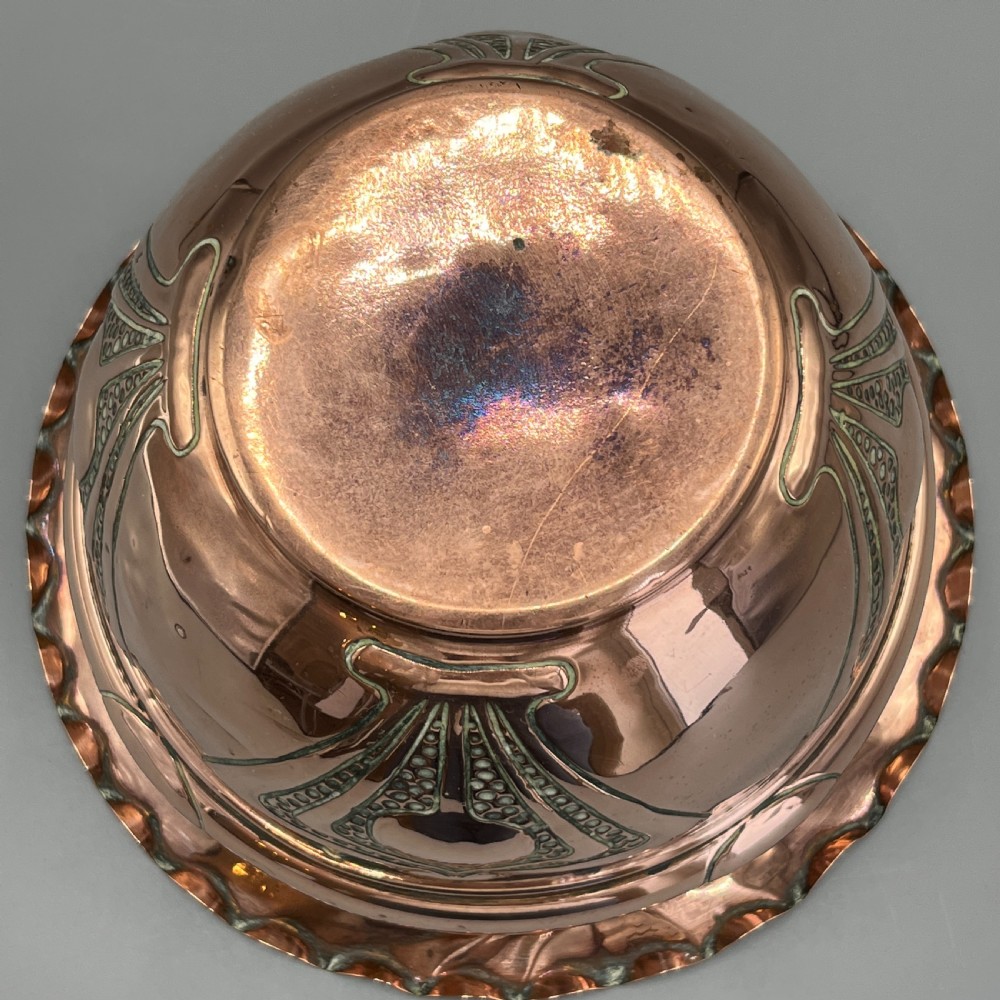 Art Nouveau Copper Indoor Planter / Jardiniere View XIII