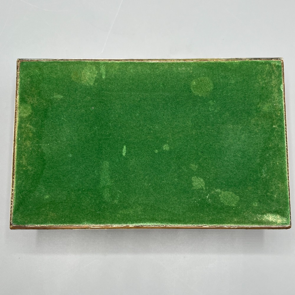Antique Copper Embossed Cigarette Box View XVII