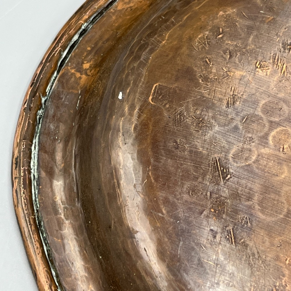 Arts & Crafts Solid Copper Tray by Hugh Wallis View XVIII