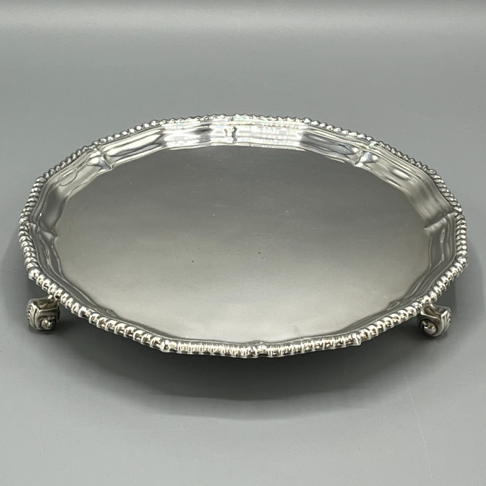 Antique Silver Plated Salver by Garrard & Co View II