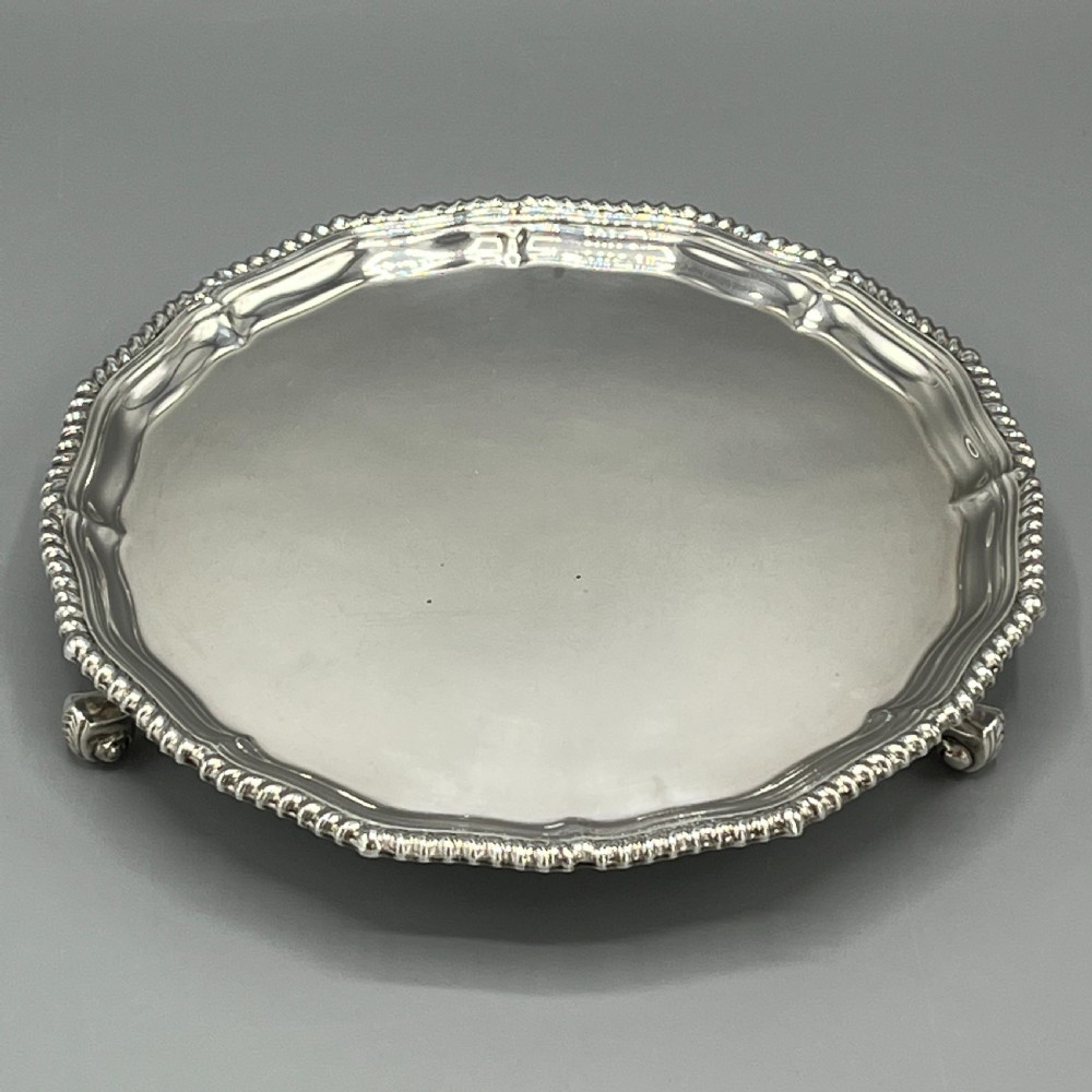 Antique Silver Plated Salver by Garrard & Co View III