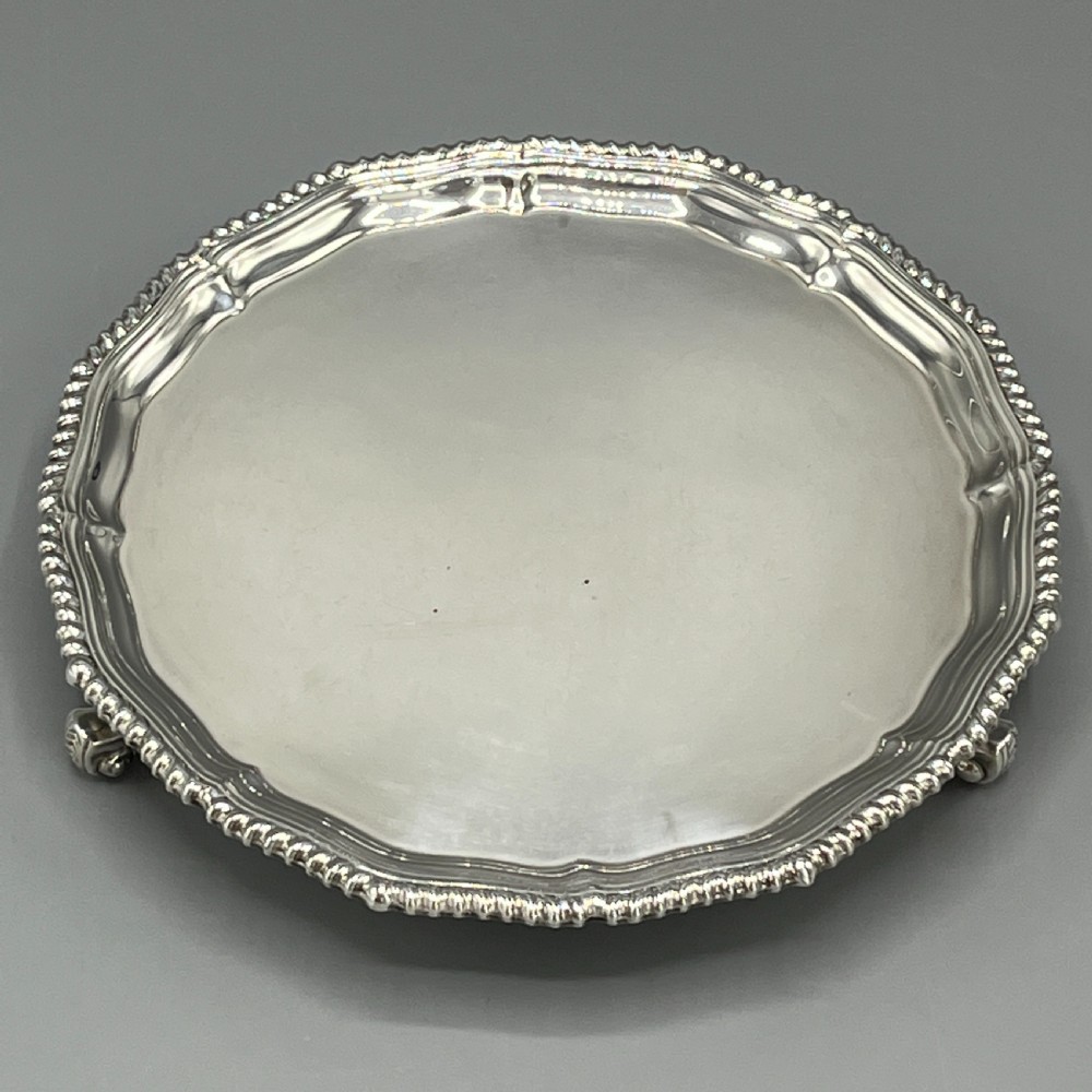 Antique Silver Plated Salver by Garrard & Co View IV