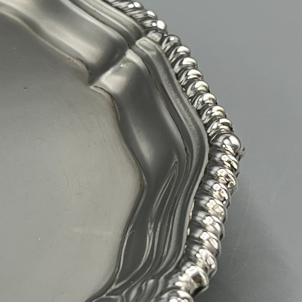 Antique Silver Plated Salver by Garrard & Co View VII