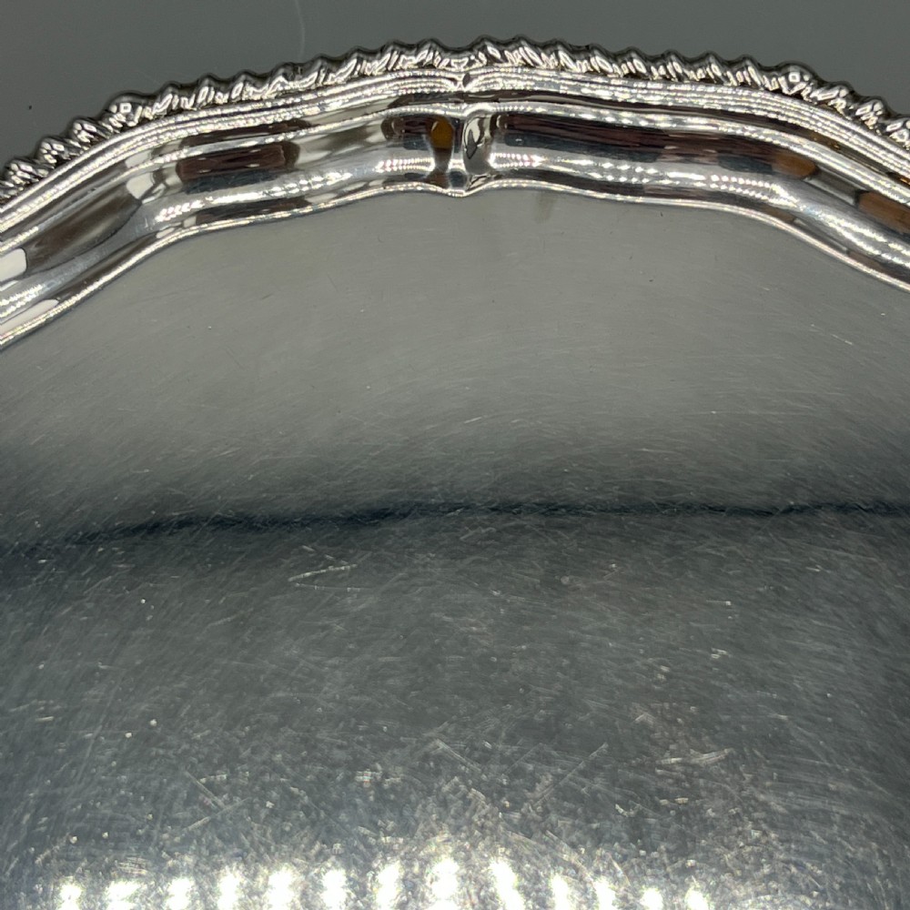 Antique Silver Plated Salver by Garrard & Co View IX