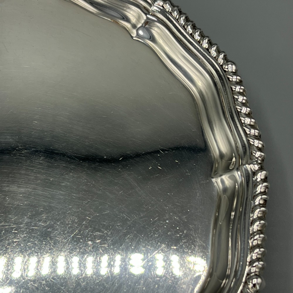 Antique Silver Plated Salver by Garrard & Co View X