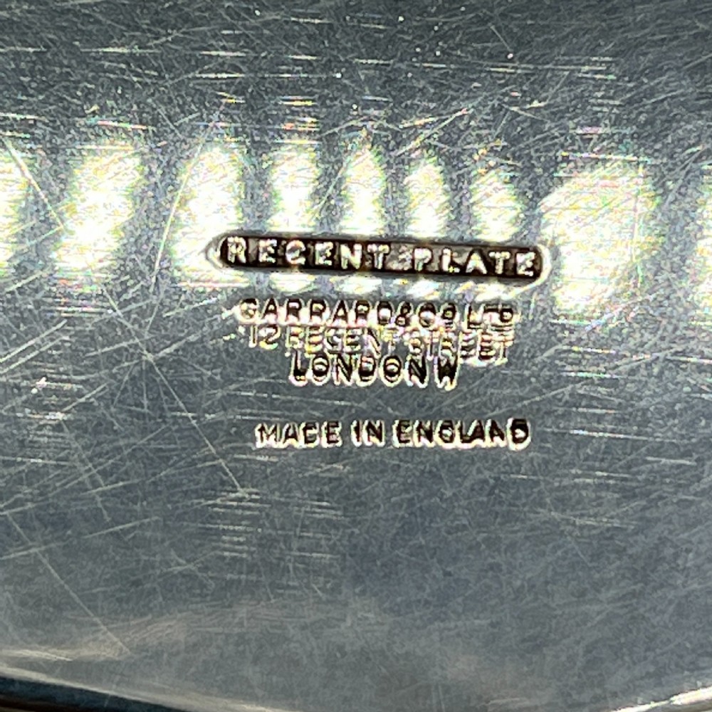 Antique Silver Plated Salver by Garrard & Co View XIII