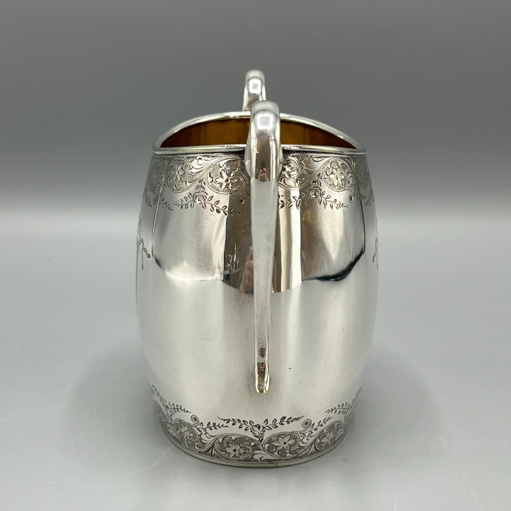 Antique Silver Plated Coffee Pot, Sugar Bowl & Creamer Jug Set View XIV