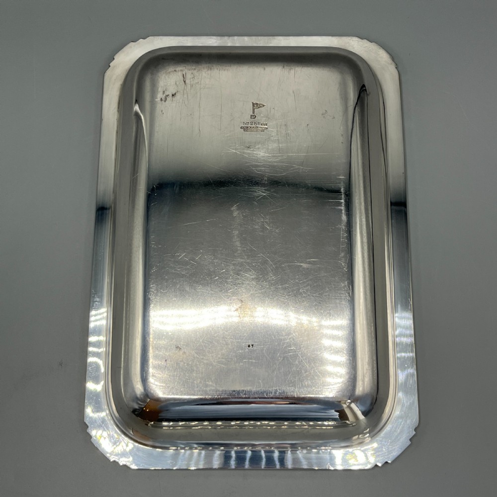 Art Deco Silver Plated Entree Serving Dish By WALKER & HALL View XVI