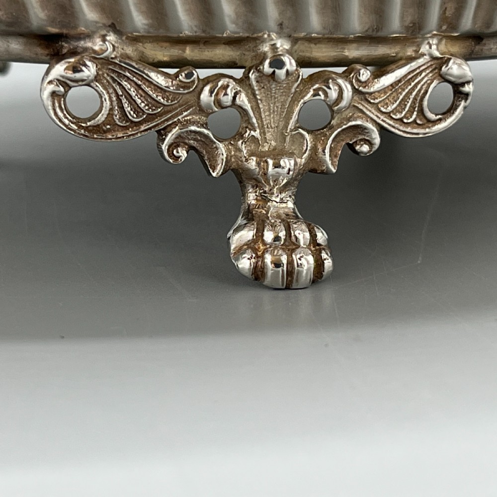 Victorian Silver Plated Bread Basket / Fruit Dish By Walker & Hall View VII