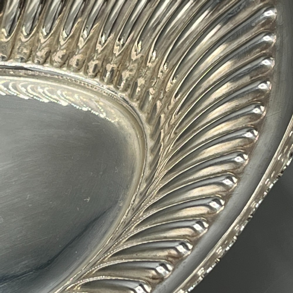 Victorian Silver Plated Bread Basket / Fruit Dish By Walker & Hall View XV