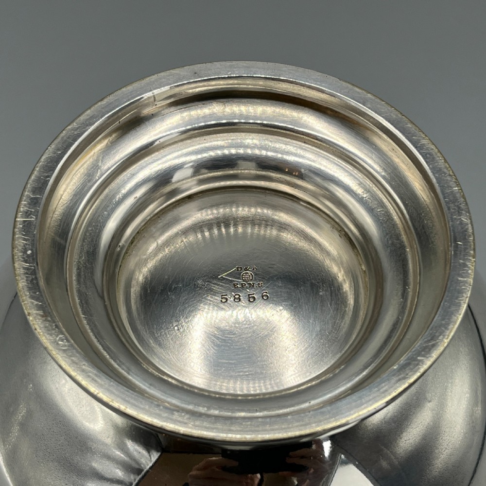 Antique Quality Silver Plated Pedestal Bowl with Twin Handles View XIII