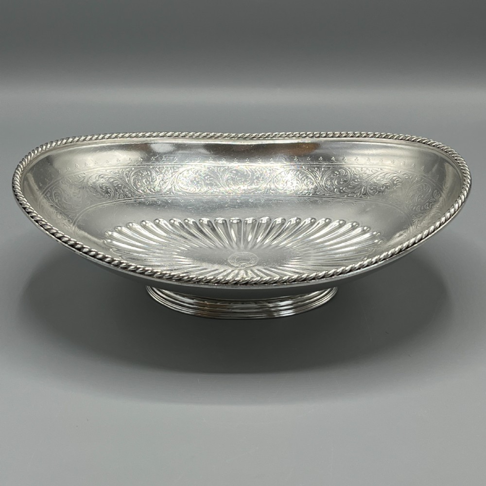 Edwardian Silver Plated Bread Basket / Fruit Bowl by Elkington & Co View V
