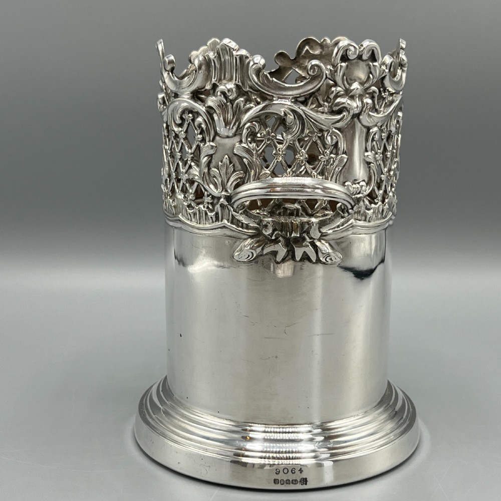 Victorian Silver Plated Wine Bottle Holder By Martin Hall & Co View VII
