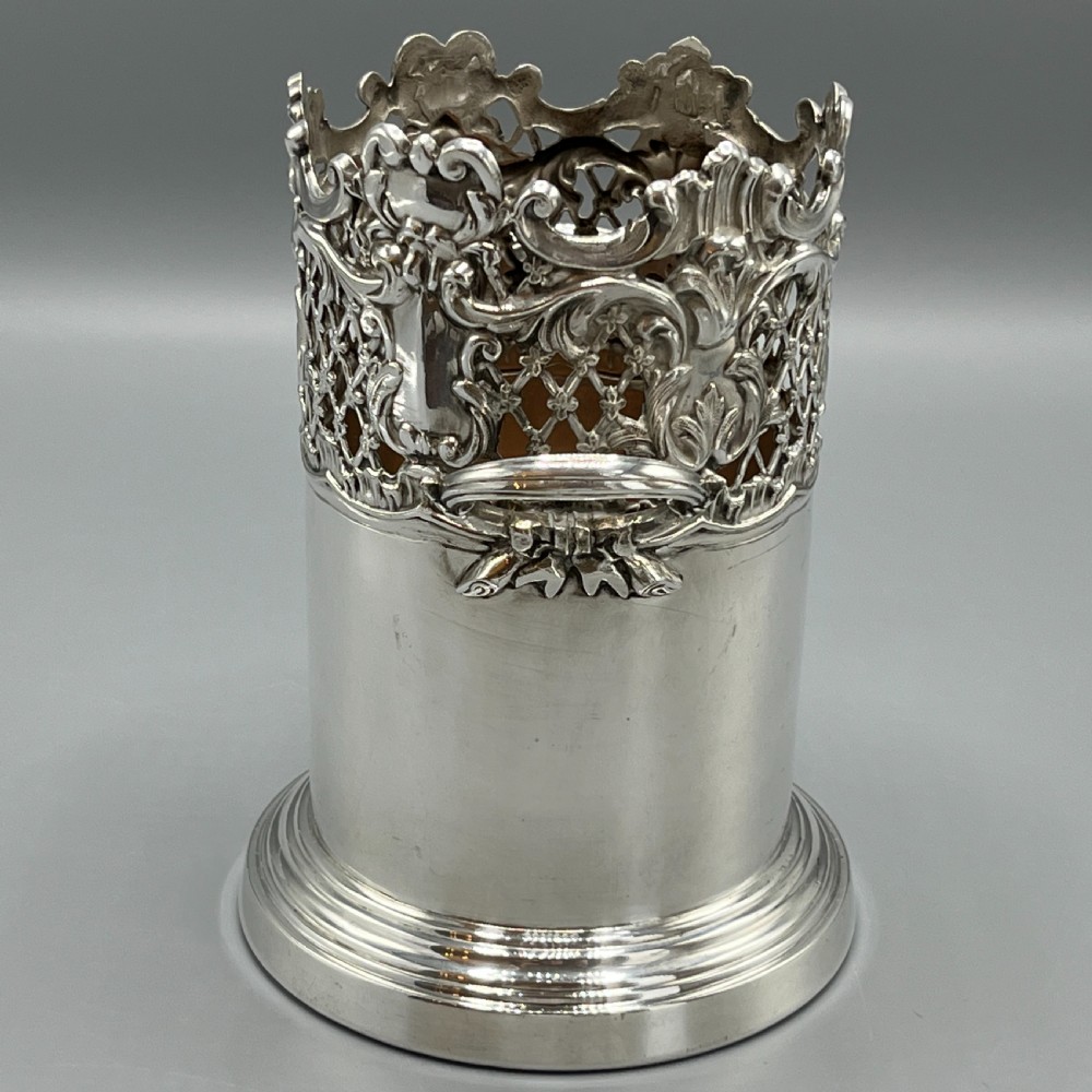 Victorian Silver Plated Wine Bottle Holder By Martin Hall & Co View XIII