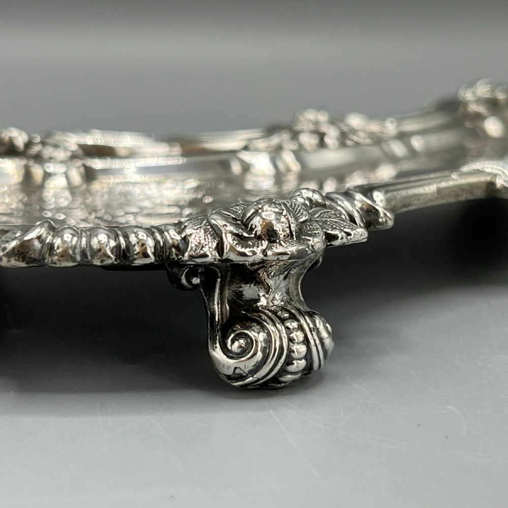 Antique Victorian Silver Plated Pen Tray View VI