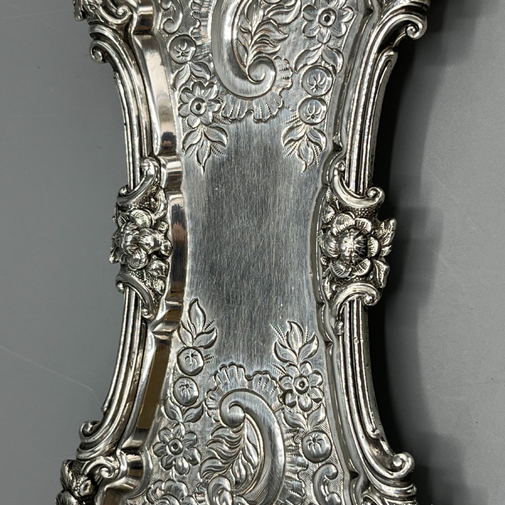 Antique Victorian Silver Plated Pen Tray View X