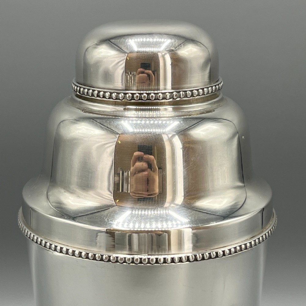 French Art Deco Silver Plated Cocktail Shaker by Roux-Marquiand View III