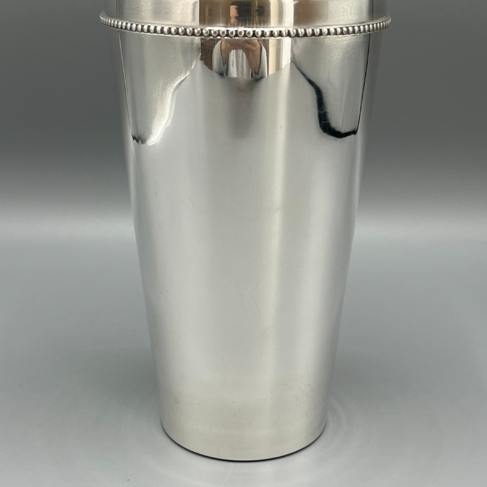 French Art Deco Silver Plated Cocktail Shaker by Roux-Marquiand View IV