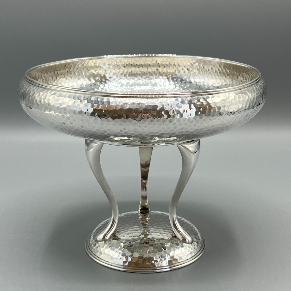 Art Deco Silver Plated Pedestal Bowl / Tazza / Dish by Walker & Hall