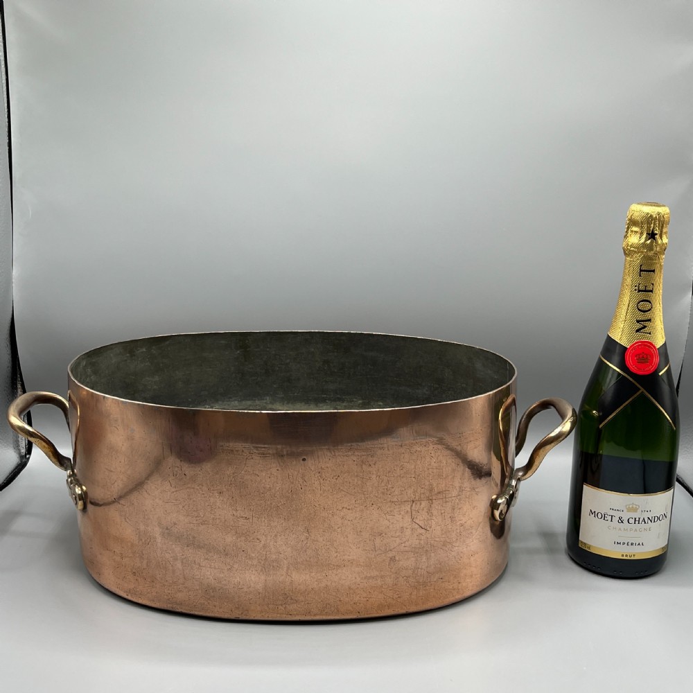 Victorian Copper Cooking Pot / Large Champagne Bath by Jones Brothers View II