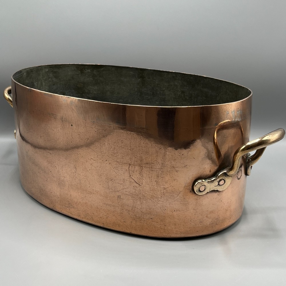 Victorian Copper Cooking Pot / Large Champagne Bath by Jones Brothers View III