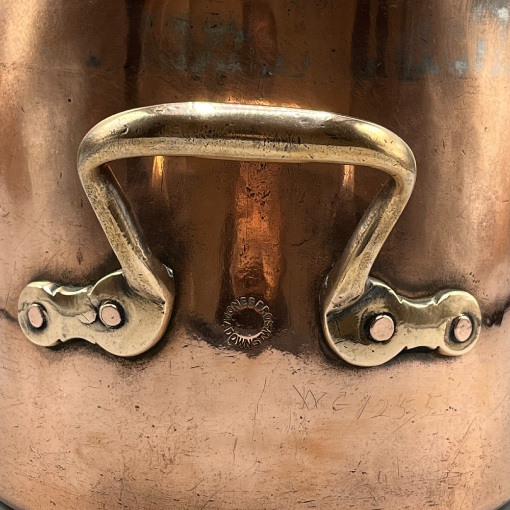 Victorian Copper Cooking Pot / Large Champagne Bath by Jones Brothers View V