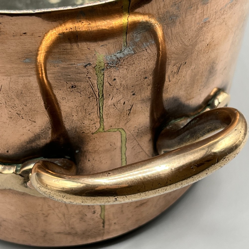 Victorian Copper Cooking Pot / Large Champagne Bath by Jones Brothers View X
