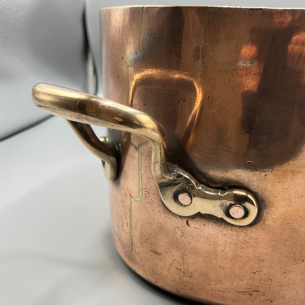 Victorian Copper Cooking Pot / Large Champagne Bath by Jones Brothers View XII