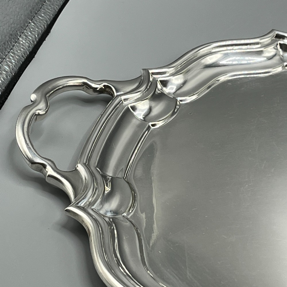 Extra Large Silver Plated Butler Serving Tray by J Hardy, Aberdeen View XVII