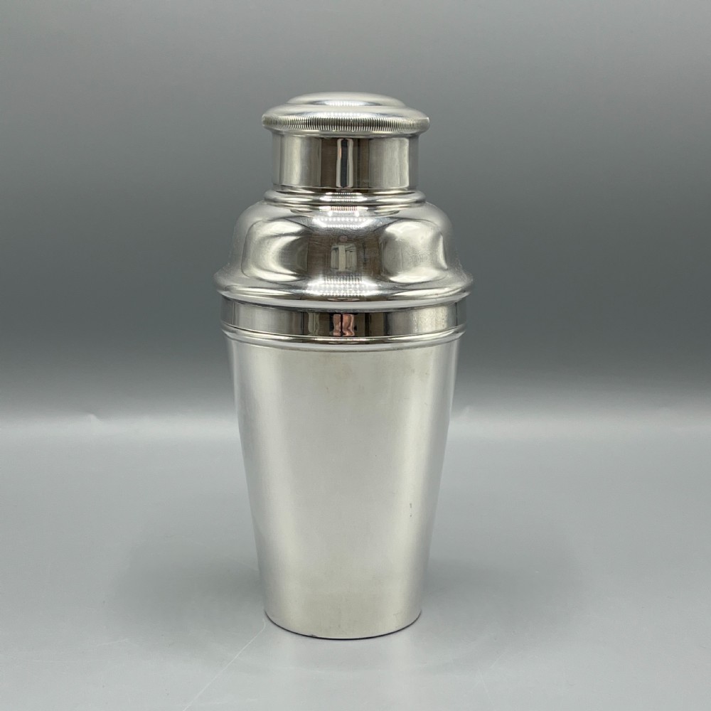 Art Deco Silver Plated Cocktail Shaker by William Suckling