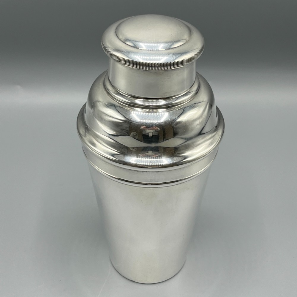 Art Deco Silver Plated Cocktail Shaker by William Suckling View III