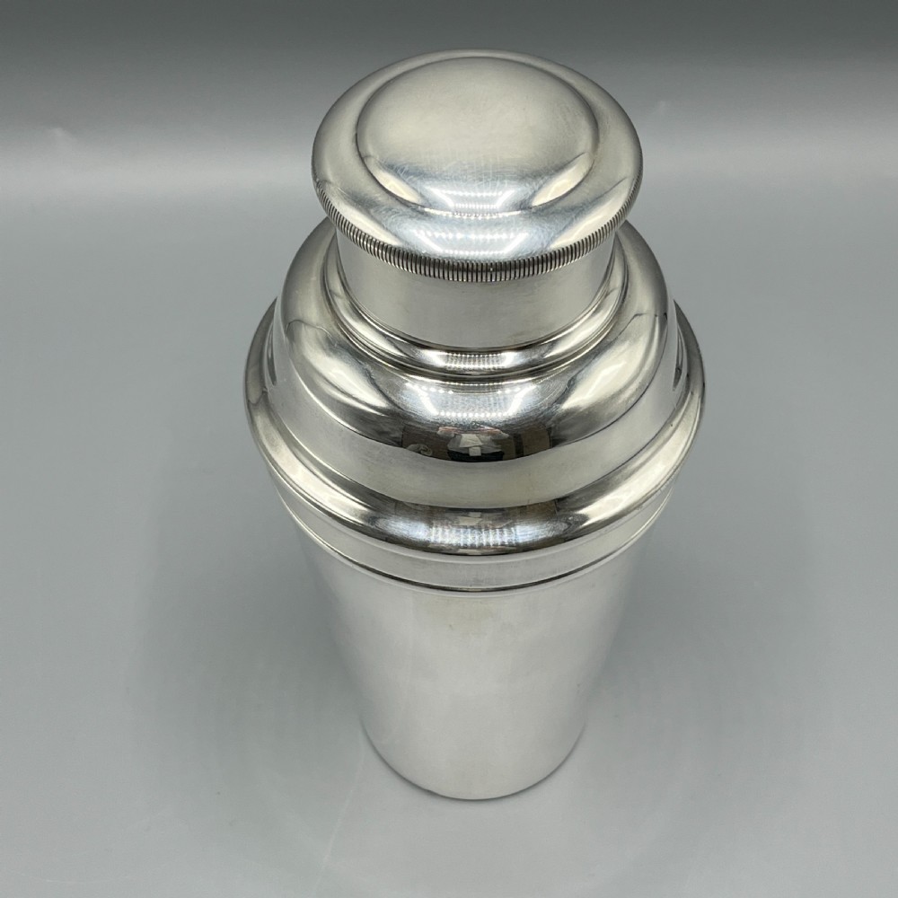Art Deco Silver Plated Cocktail Shaker by William Suckling View IV