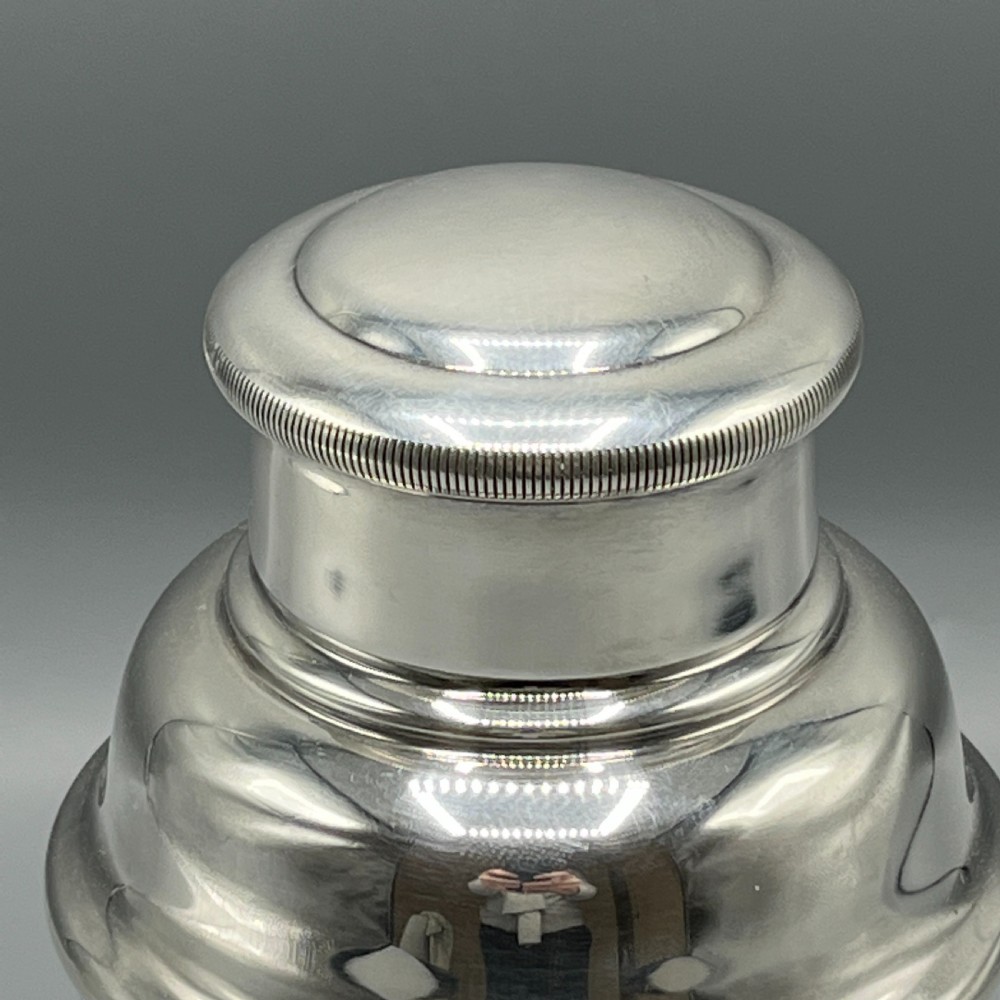 Art Deco Silver Plated Cocktail Shaker by William Suckling View V