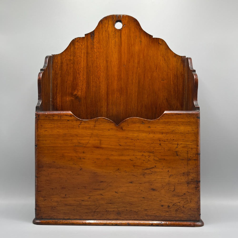 Antique Mahogany Letter / Document Desk Tidy or Newspaper Holder