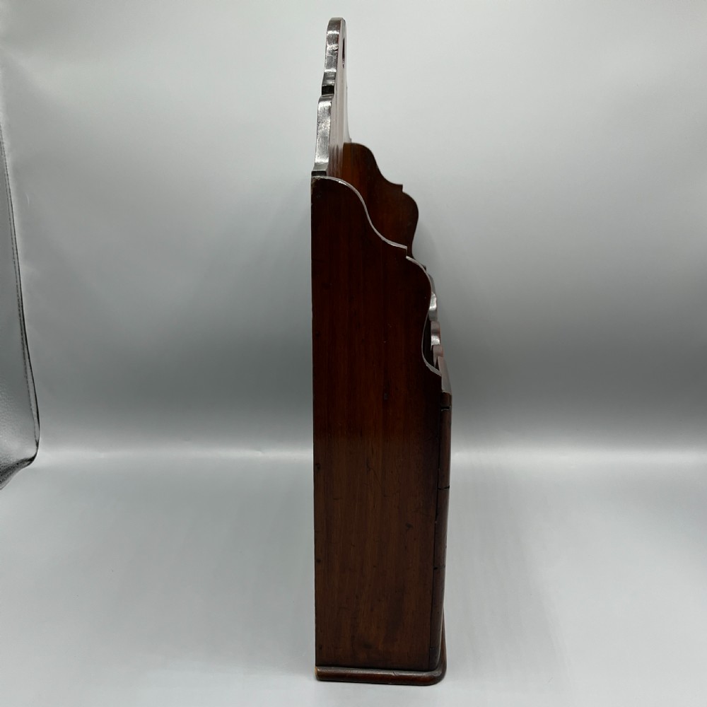 Antique Mahogany Letter / Document Desk Tidy or Newspaper Holder View X