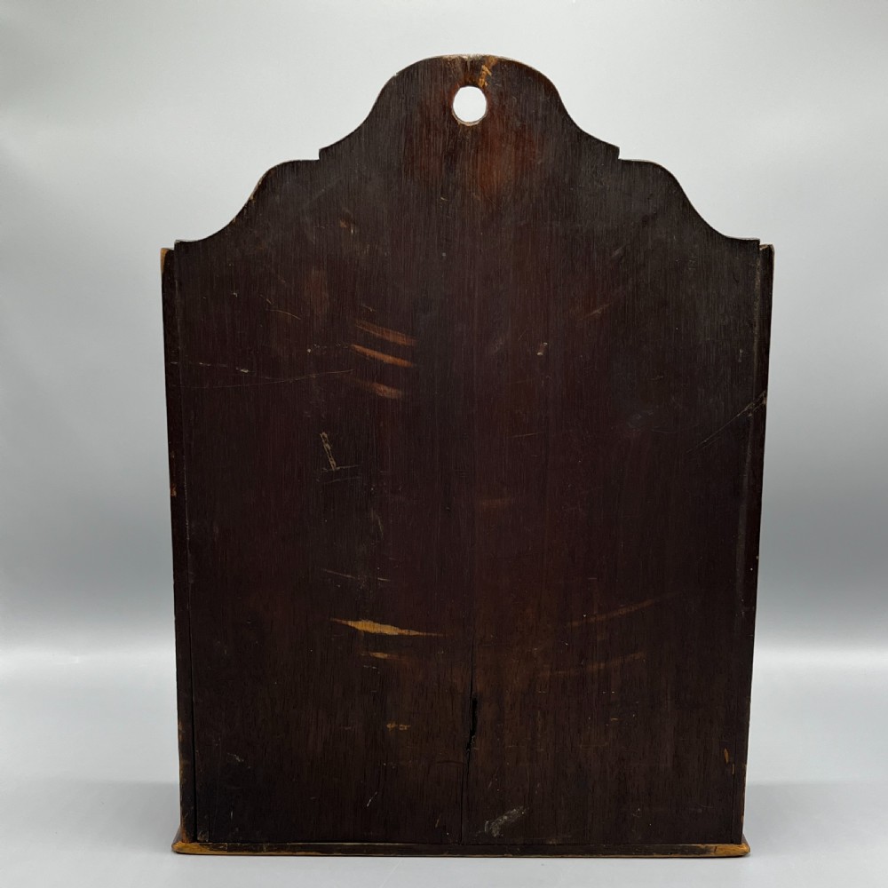 Antique Mahogany Letter / Document Desk Tidy or Newspaper Holder View XII