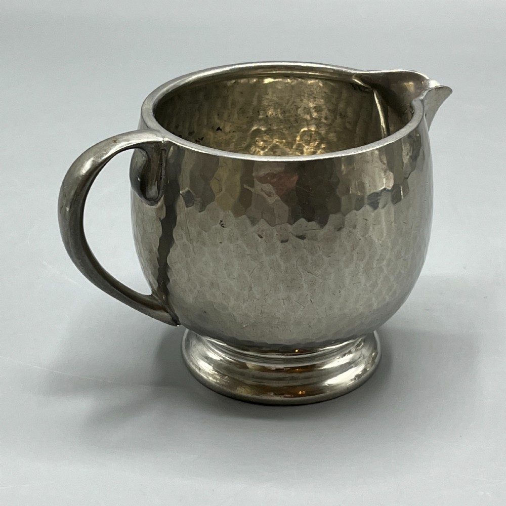 Liberty & Co Pewter Teapot & Coffee Pot 4-Piece Set with Rattan Handles View XVII