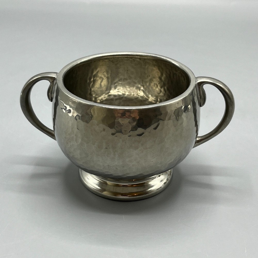 Liberty & Co Pewter Teapot & Coffee Pot 4-Piece Set with Rattan Handles View XXI
