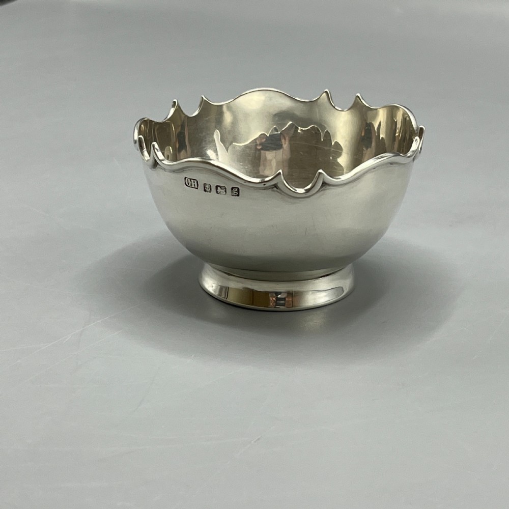 Edwardian Sterling Silver Sugar Bowl Hallmarked 1906 View XI