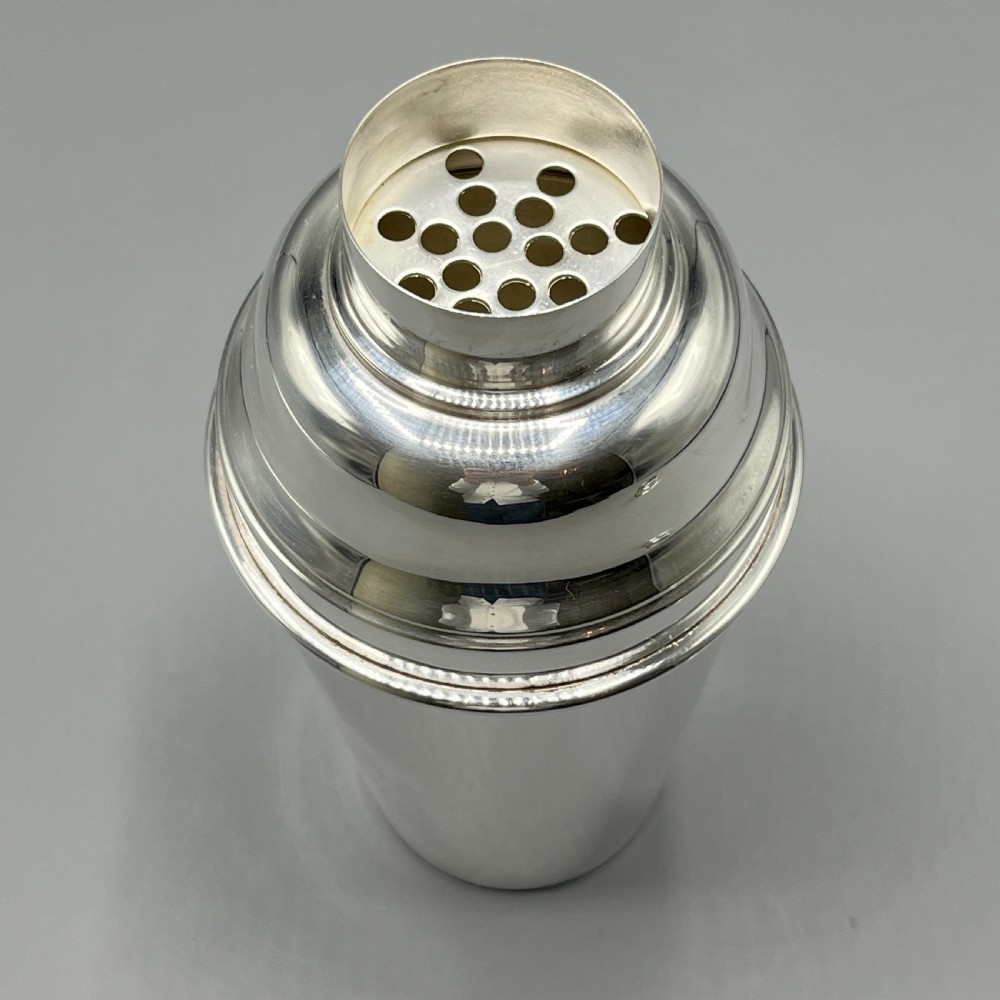 Art Deco Silver Plated Cocktail Shaker View V